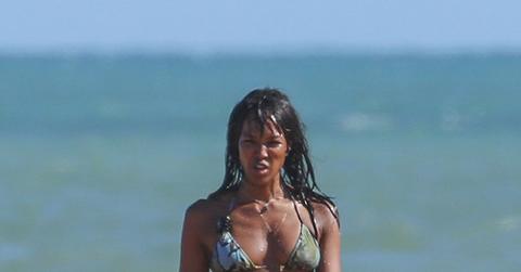 *EXCLUSIVE* Naomi Campbell takes her Killer Bikini Body to the beach