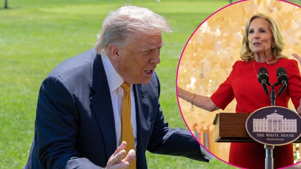 Donald Trump,Jill Biden
