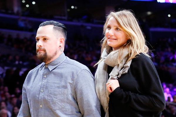 Cameron diaz benji madden la lakers kiss cam​ 3