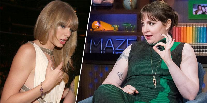 Lena Dunham Taylor Swift PP