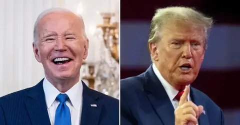 president joe biden mocks donald trump financial woes campaign speech