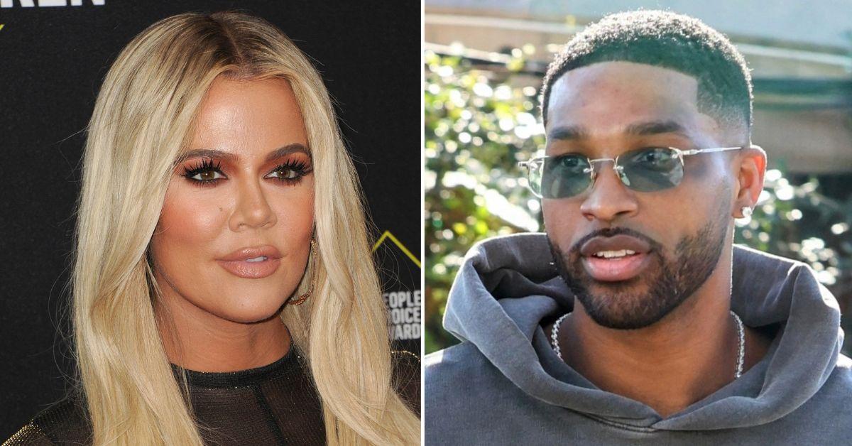 Composite photo of Khloé Kardashian and Tristan Thompson.