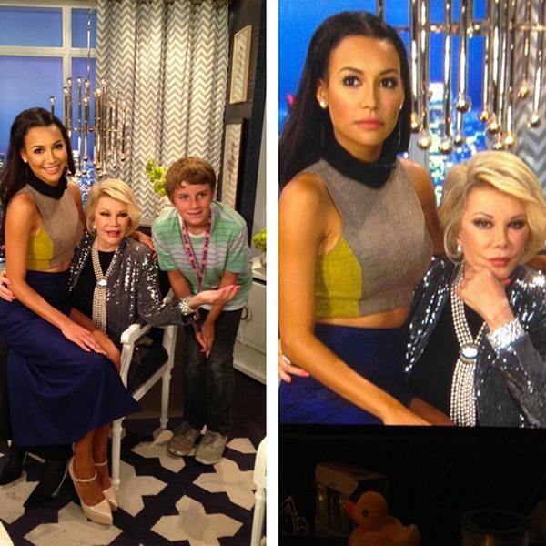 Joan rivers naya rivera