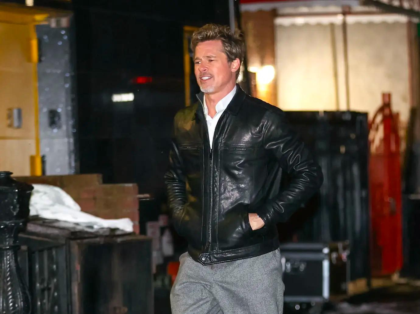Brad Pitt's girlfriend Ines de Ramon is casual chic in a gray blazer and  jeans on errand run in LA