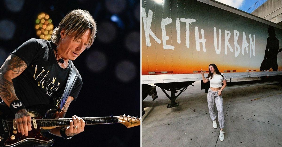 photo of Keith Urban and Maggie Baugh. 