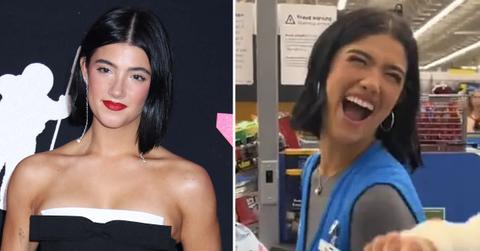 charli damelio blasted for working walmart clip pp