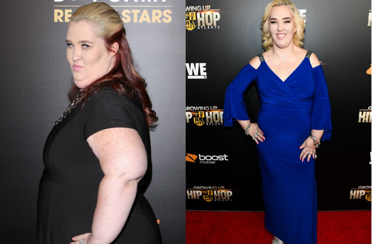 female celebrity before and after weight loss