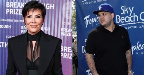 Composite photo of Kris Jenner and Rob Kardashian