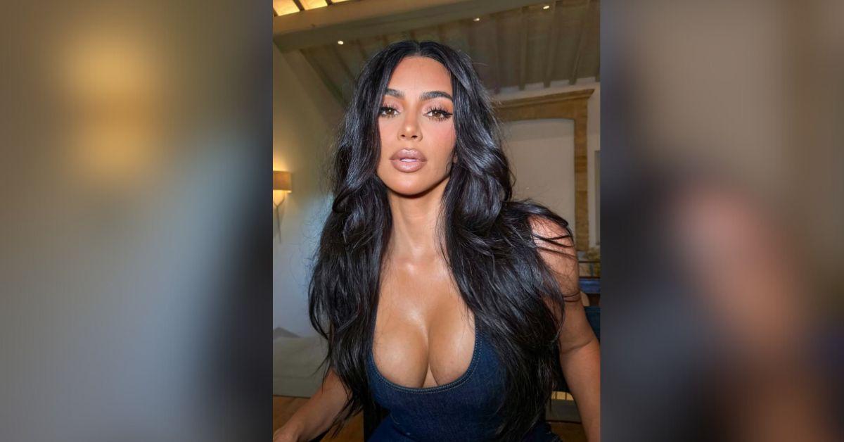 kim kardashian cleavage ski suit