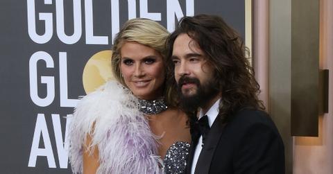 heidi klum husband tom kaulitz show some skin steamy anniversary photos pp