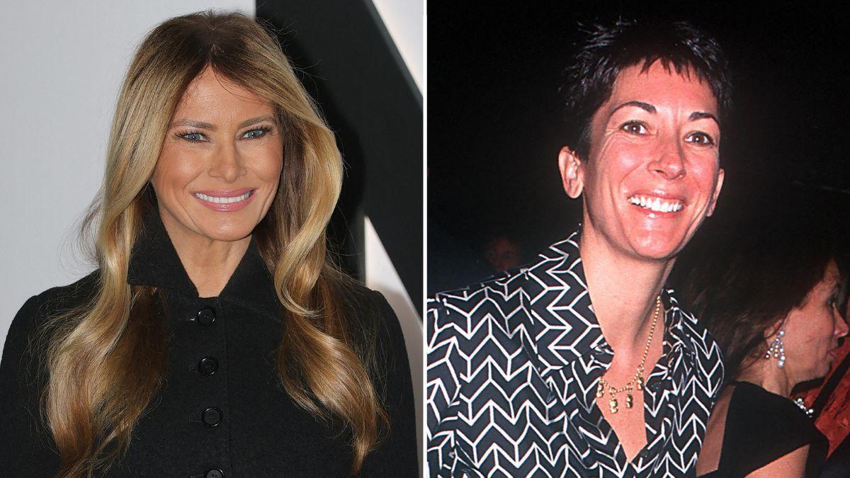 Photo of Melania Trump and Ghislaine Maxwell