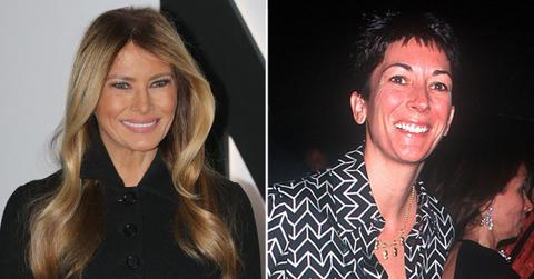 Photo of Melania Trump and Ghislaine Maxwell