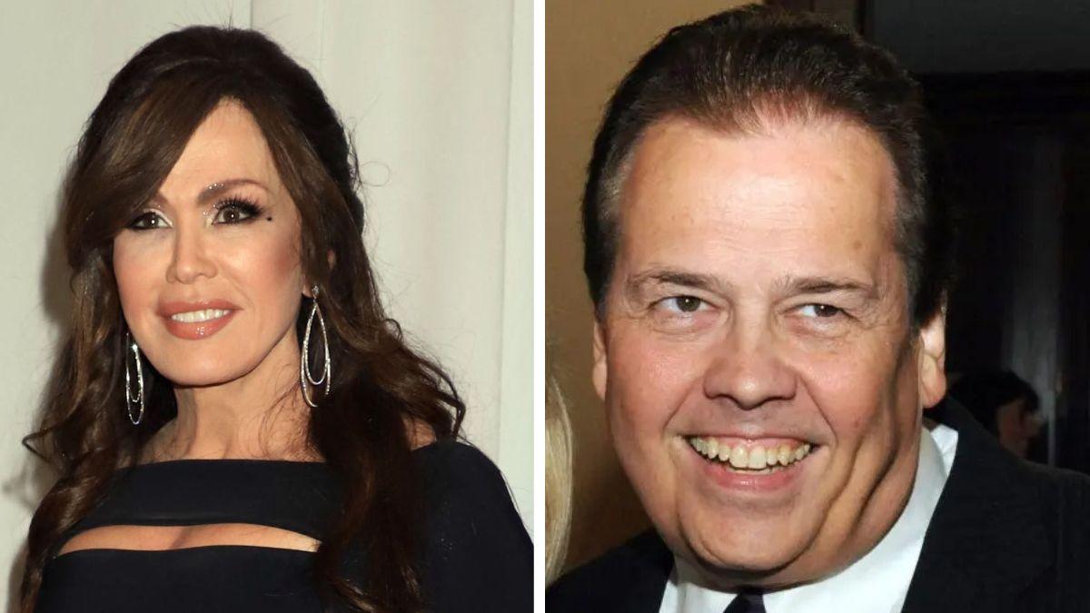 Split photo of Marie and Alan Osmond