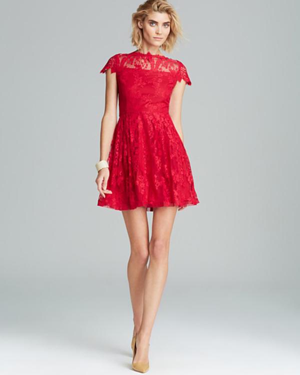 Bloomingdales red dress