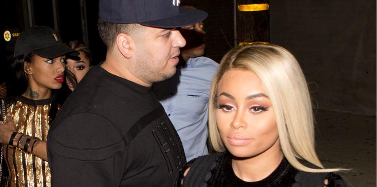 Blac Chyna and Rob Kardashian were seen arriving at &#8216;Ace of Diamonds&#8217; Strip club in West Hollywood, CA