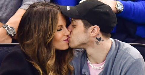 Kate Beckinsale kissing Pete Davidson