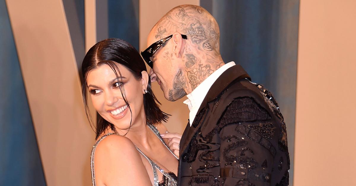 kourtney kardashian travis barker married