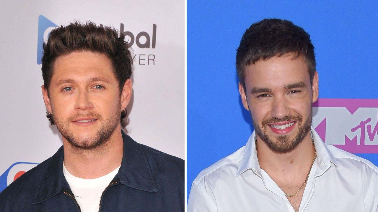split photo Niall Horan & Liam Payne