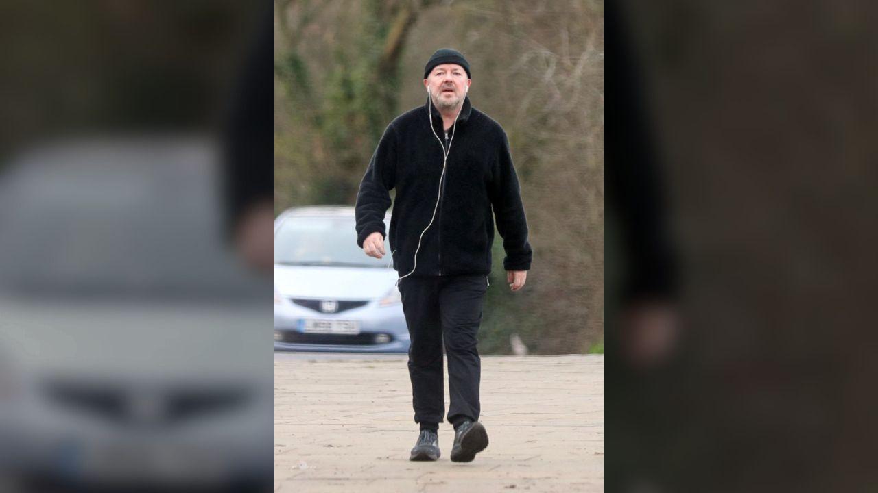image of Gervais has previously admitted presenting the ceremony caused him extraordinary anxiety.
