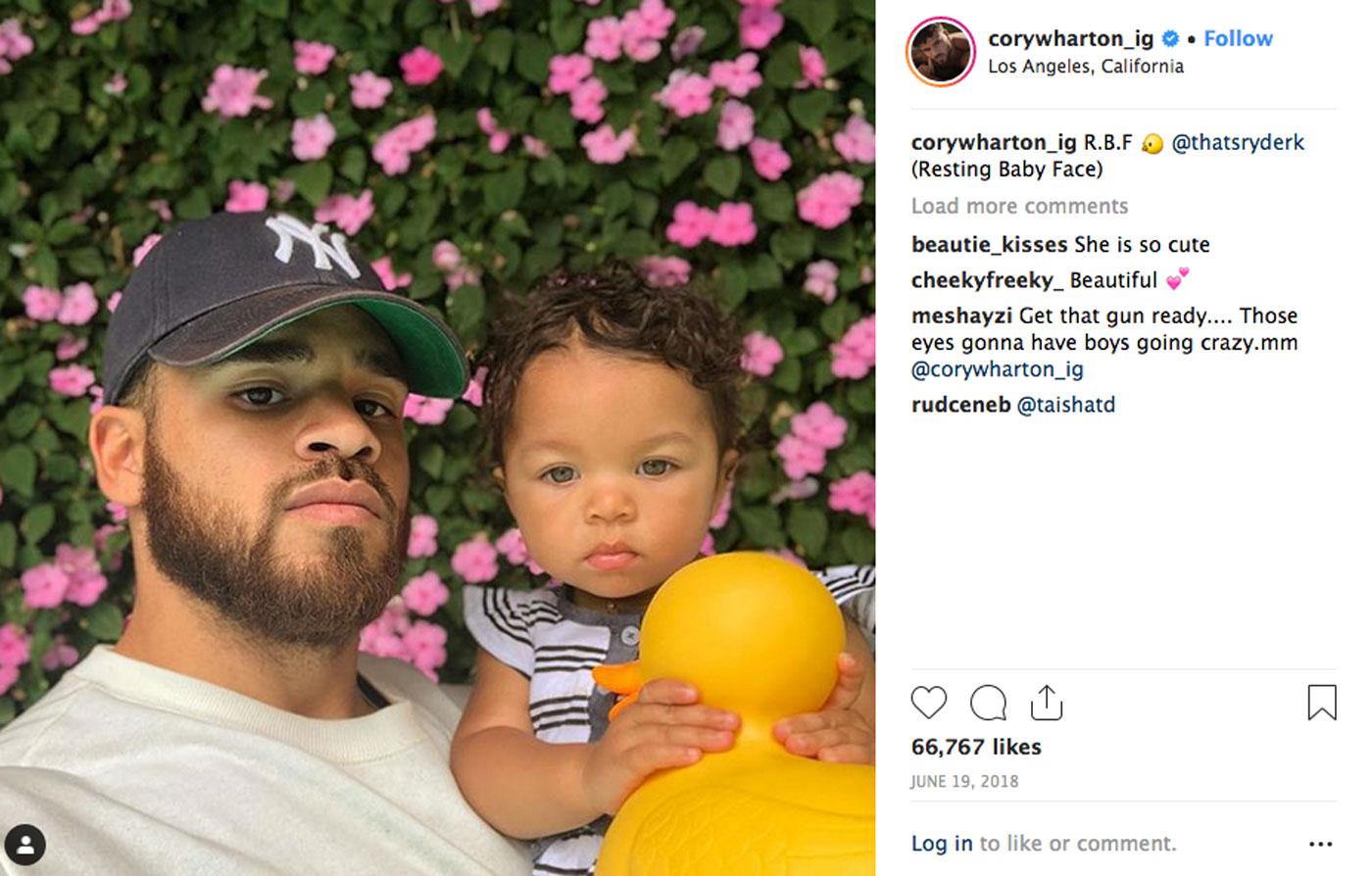 Cory wharton instagram teen mom daughter ryder hospital bad dad accusations