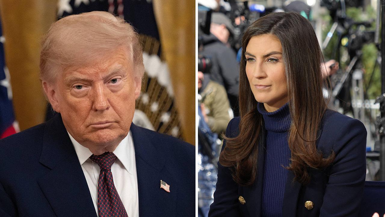 Image of Donald Trump and Kaitlan Collins