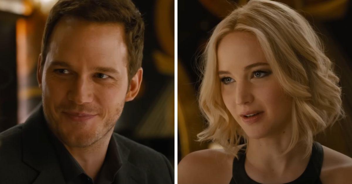 jennifer lawrence and chris pratt in passengers