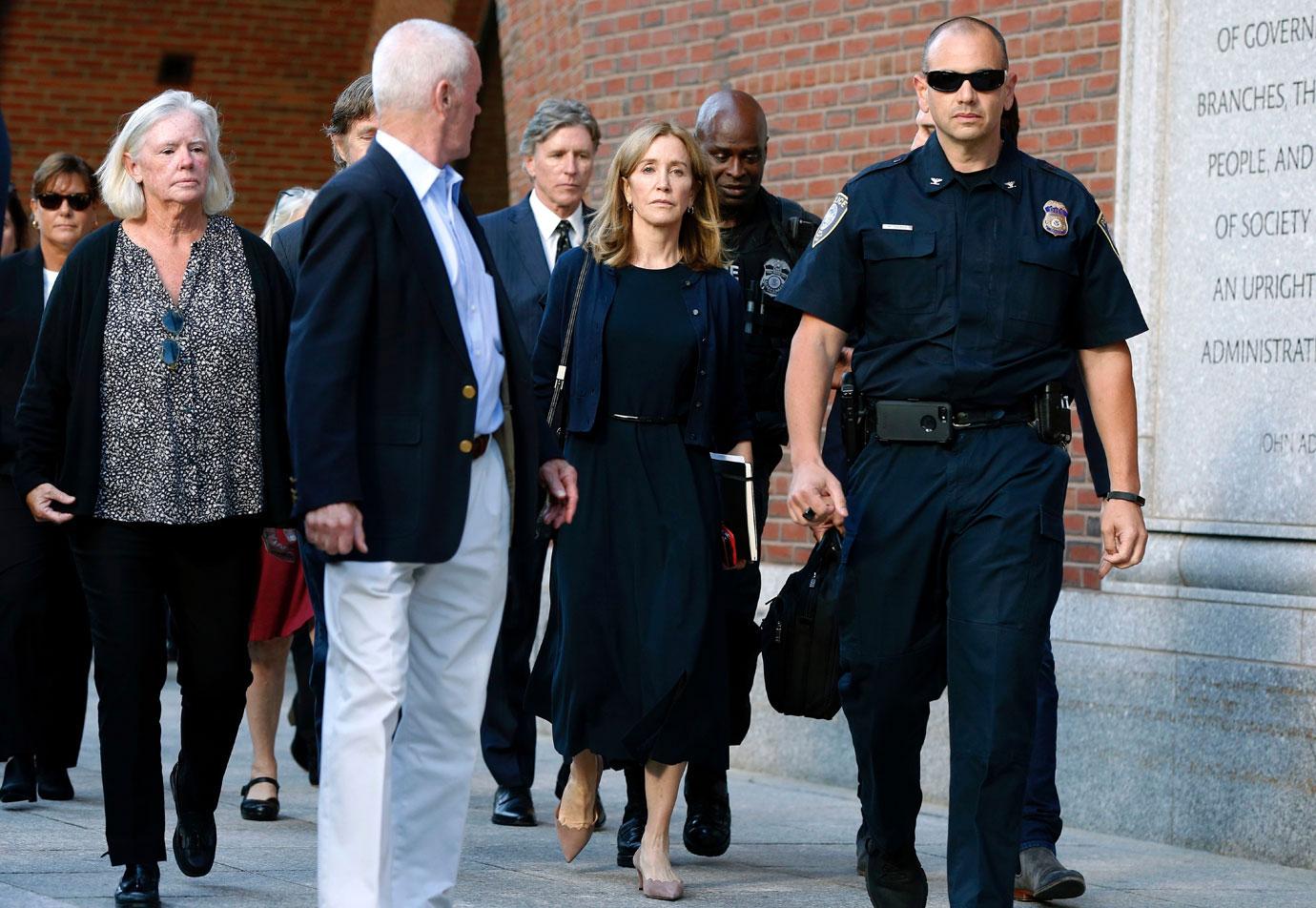 Felicity Huffman Prison College Admissions Case Sentencing