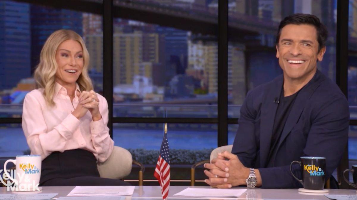 Image of Kelly Ripa and Mark Consuelos discussed the worst habits for your back.