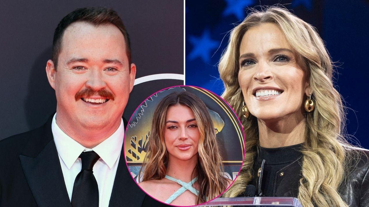 split image of Brianna LaPaglia, Shane Gillis, Megyn Kelly