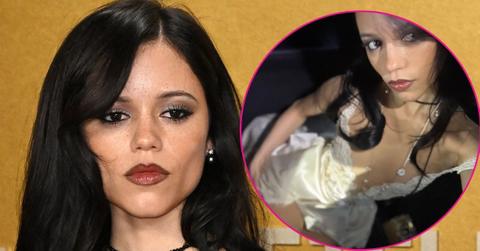jenna ortega plunging dress actor awards