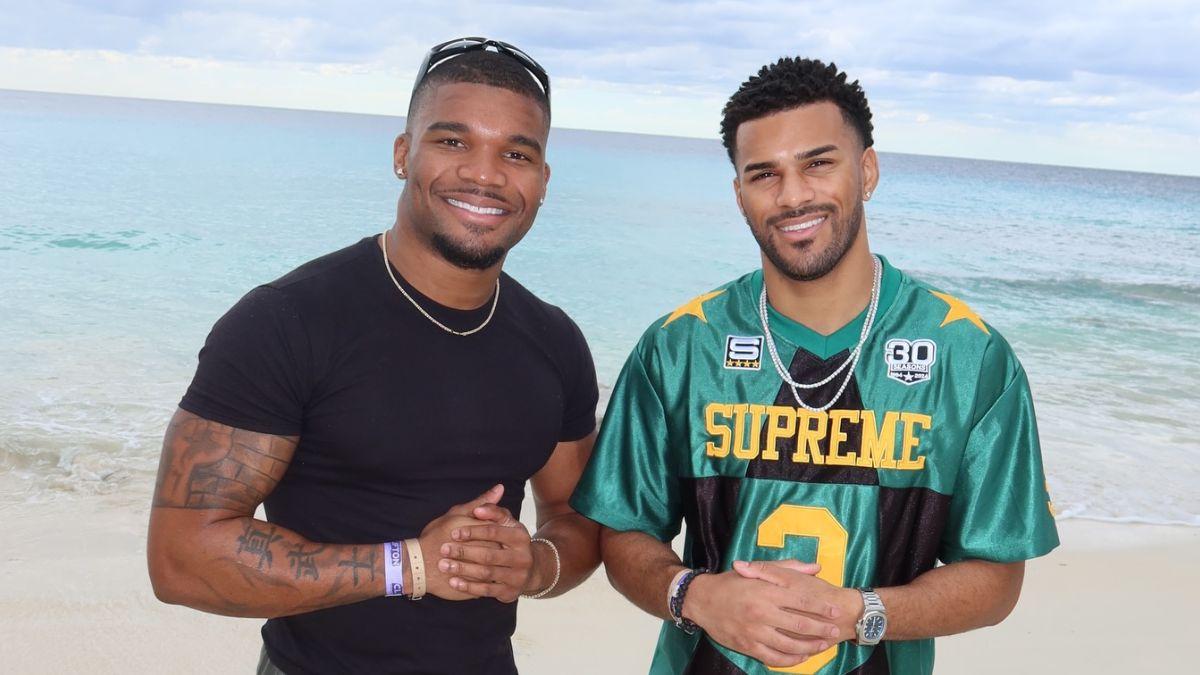 Image of Jeremiah Brown sent love to fellow islander Jalen Brown after his recent nuptials.