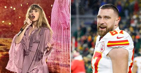 taylor swift gives nod travis kelce attends th eras tour concert
