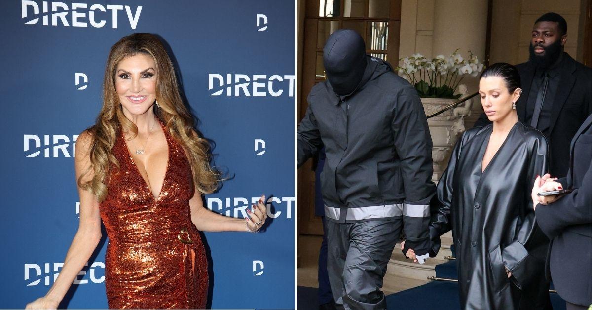 Composite photo of Heather McDonald, Kanye West and Bianca Censori