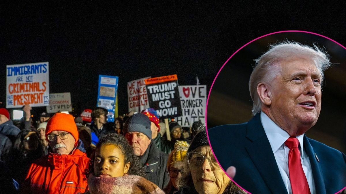 Composite photo of Democrats and Donald Trump.