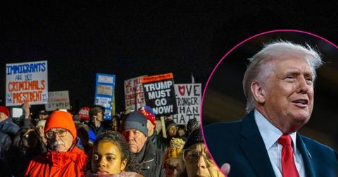 Composite photo of Democrats and Donald Trump.