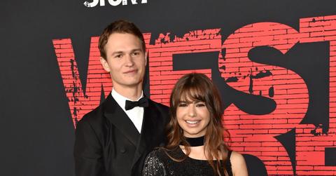 violetta komyshan ansel elgort kissing mystery woman