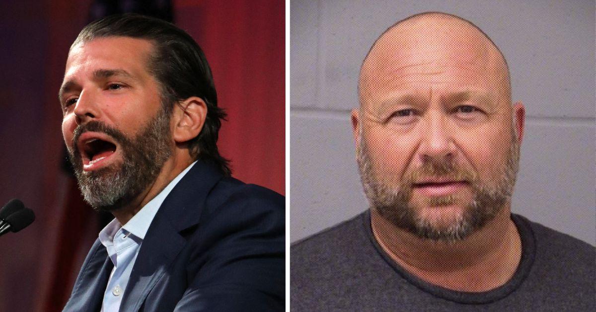 donald trump jr suggests alex jones as white house press secretary