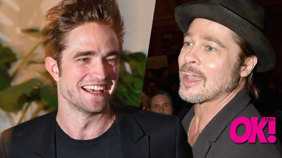 OK! Exclusive Bromance In The Making? Brad Pitt And Robert Pattinson(00)