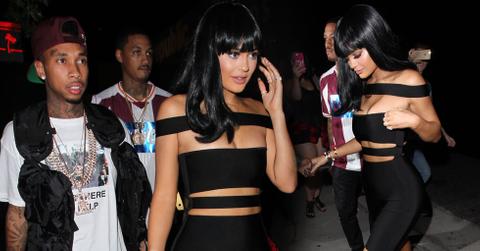 Kylie jenner black dress vmas after party craigs