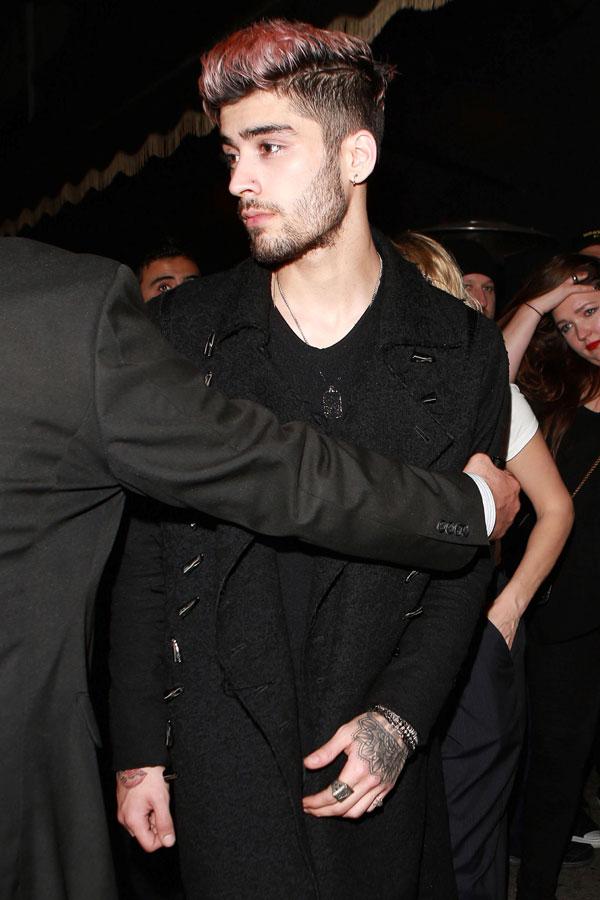 Zayn malik partying gigi hadid