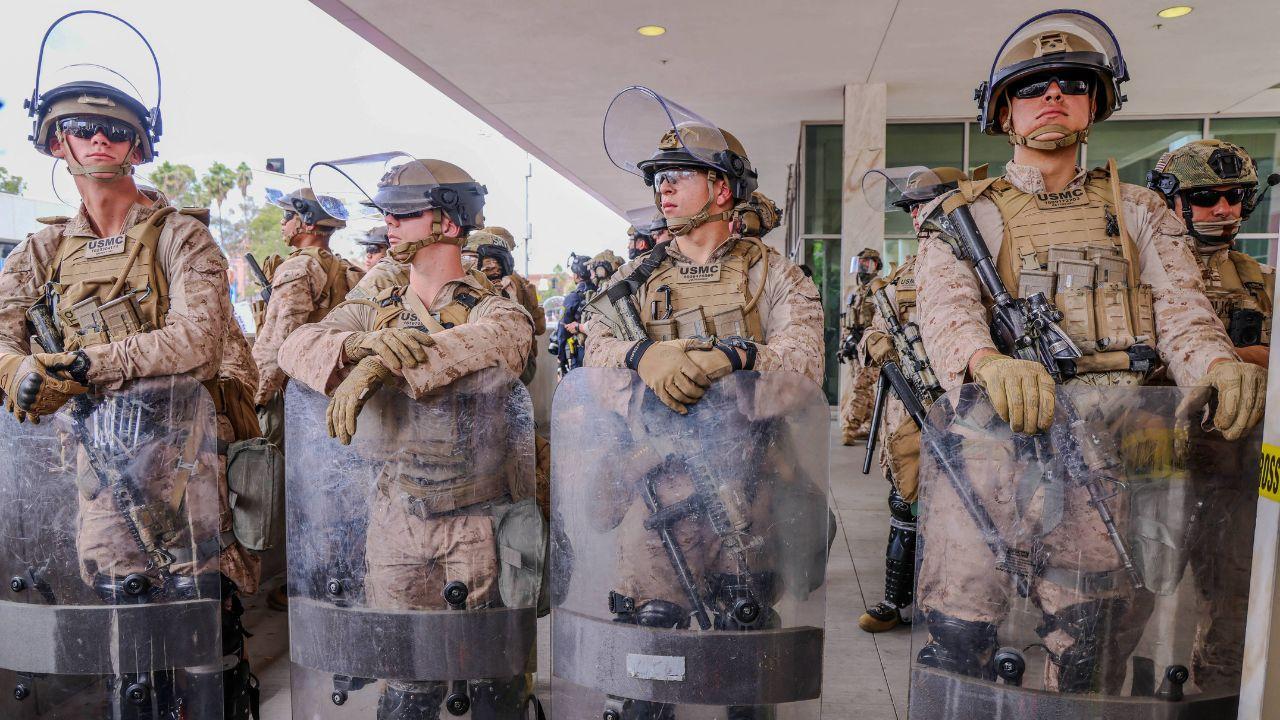 Photo of Trump sent the National Guard to Los Angeles in 2025.