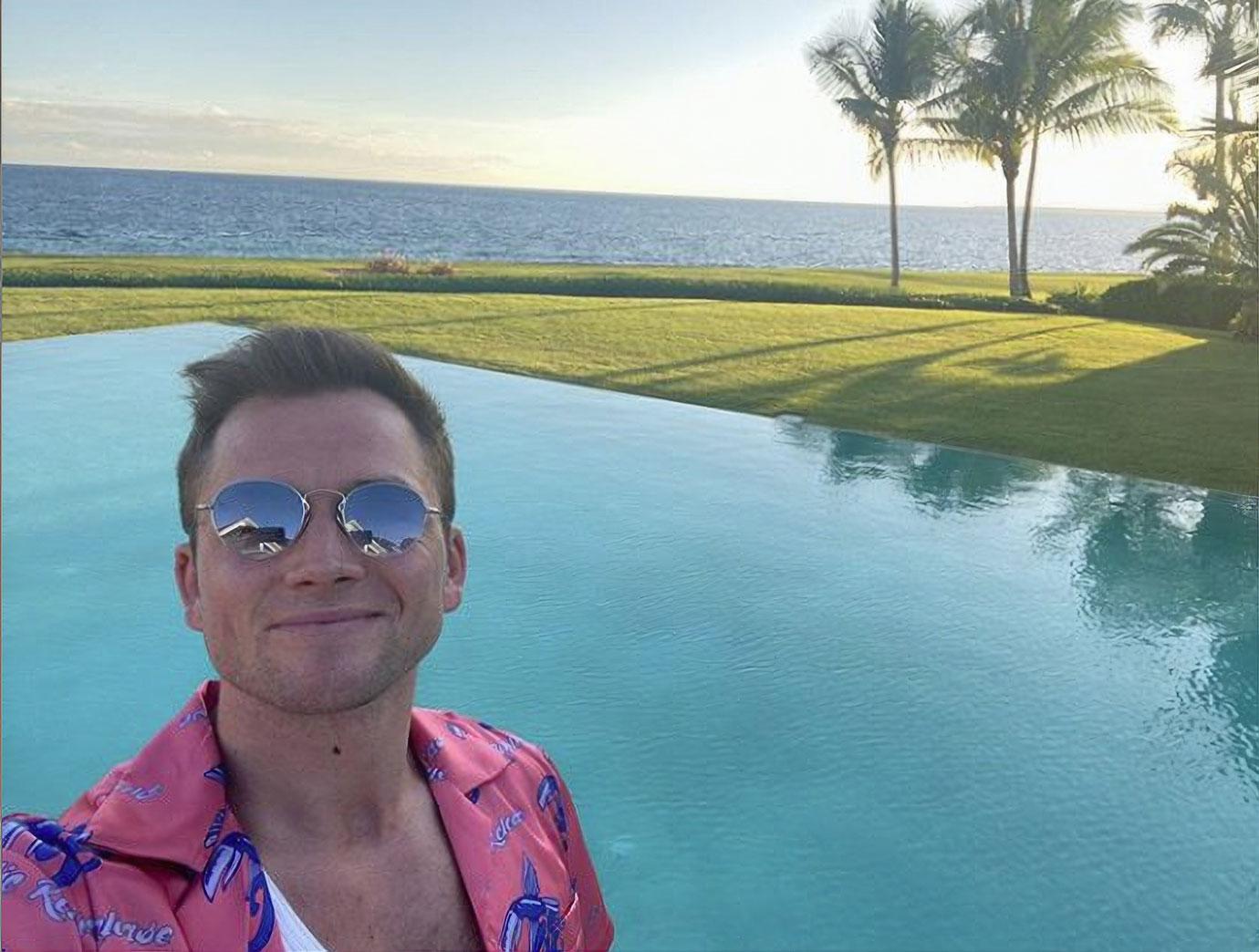 Taron Egerton is all smiles as he celebrates his 30th