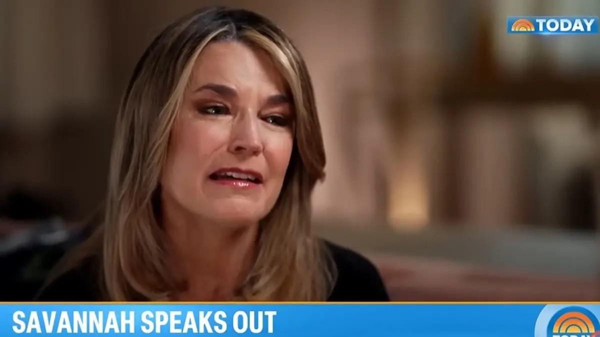 image of Savannah Guthrie sat down with Hoda Kotb in March. 
