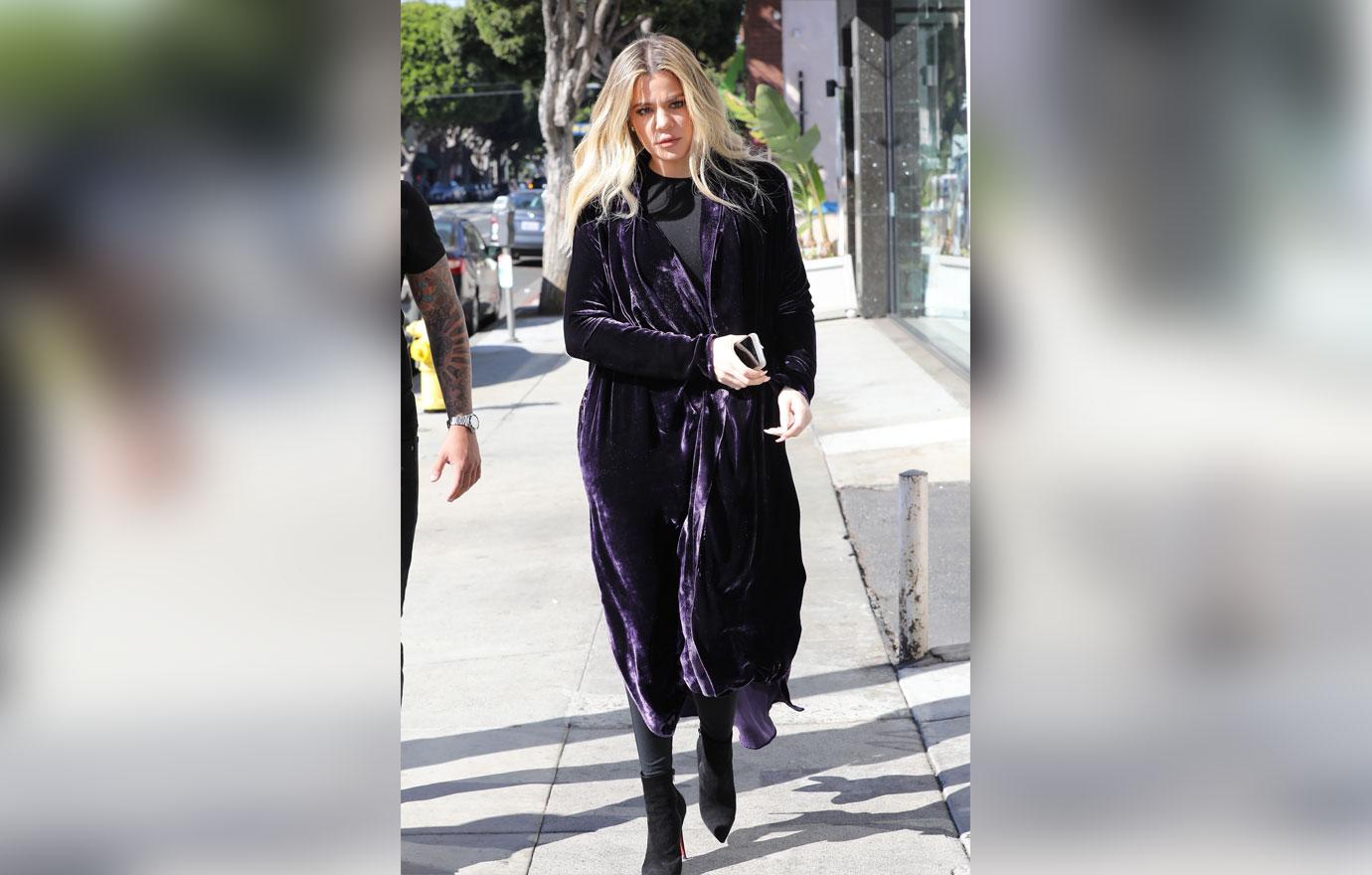 Khloe Kardashian Filming Hides Baby Bump