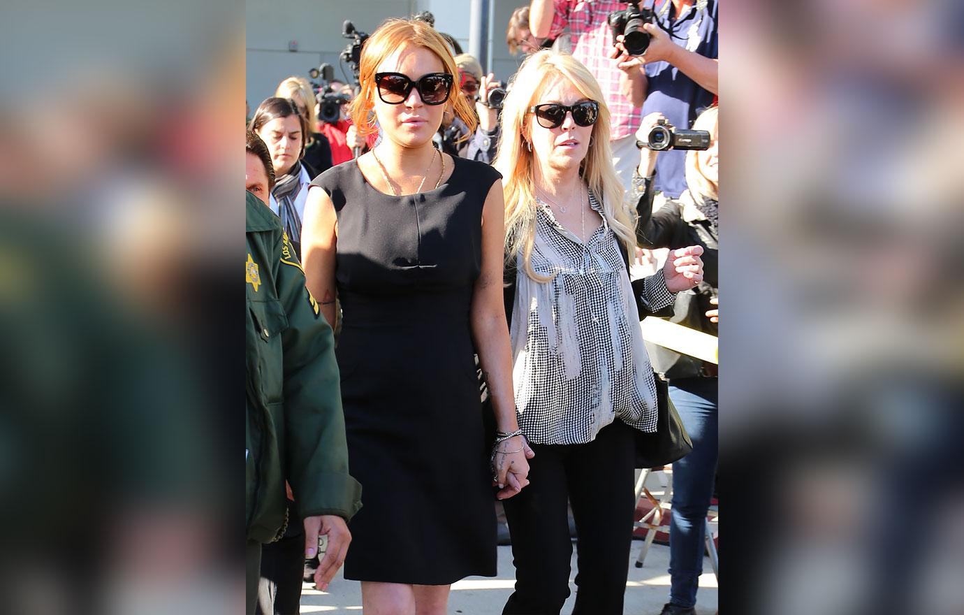 dina lohan pleads guilty to driving under the influence and leaving the scene of the accident ok