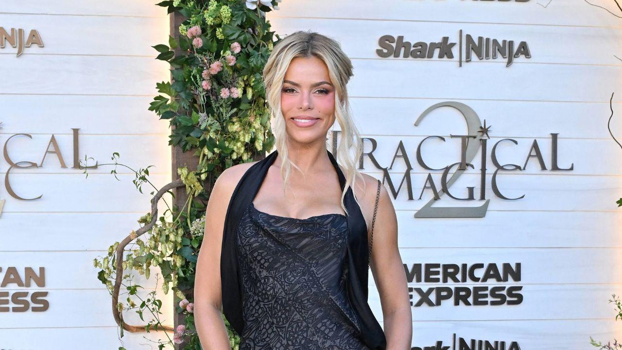 image of Brooks Nader shared a sultry black-and-white photo from her St. Tropez getaway.