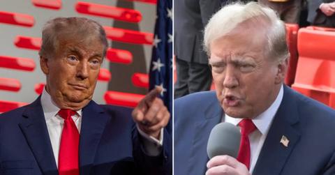 donald trump hair unravels outside nyc court pp