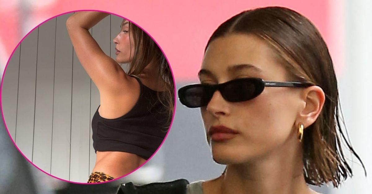 hailey bieber butt dimples photo