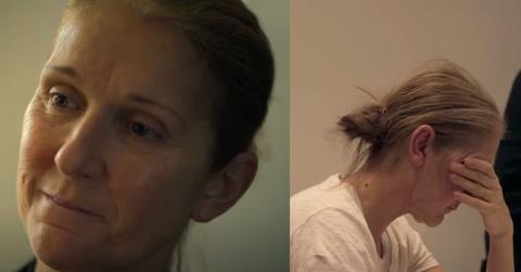 celine dion crying trailer