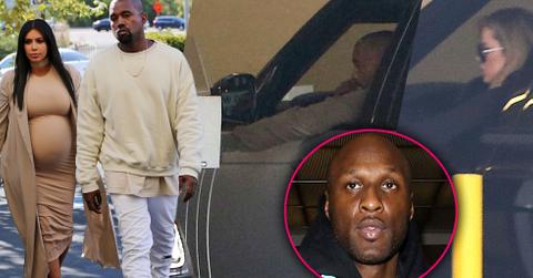 Lamar odom hospital visitors khloe kardashian kim kanye west 04